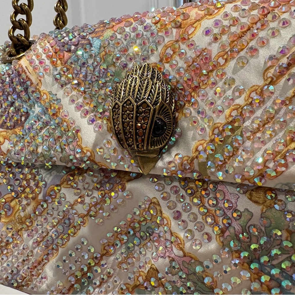 Rhinestone Birth of Venus Crossbody
